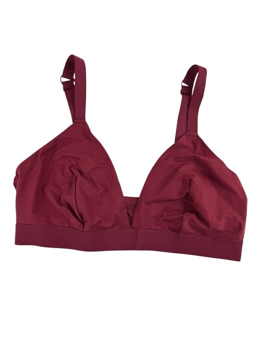 Auden Other - AUDEN Wine Burgundy Wireless Seamless Unlined Bralette Smoothing Soft XL